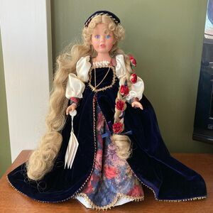 Vintage 90s Susan Wakeen Collection 14" Rapunzel Doll DOTY Winner 1997